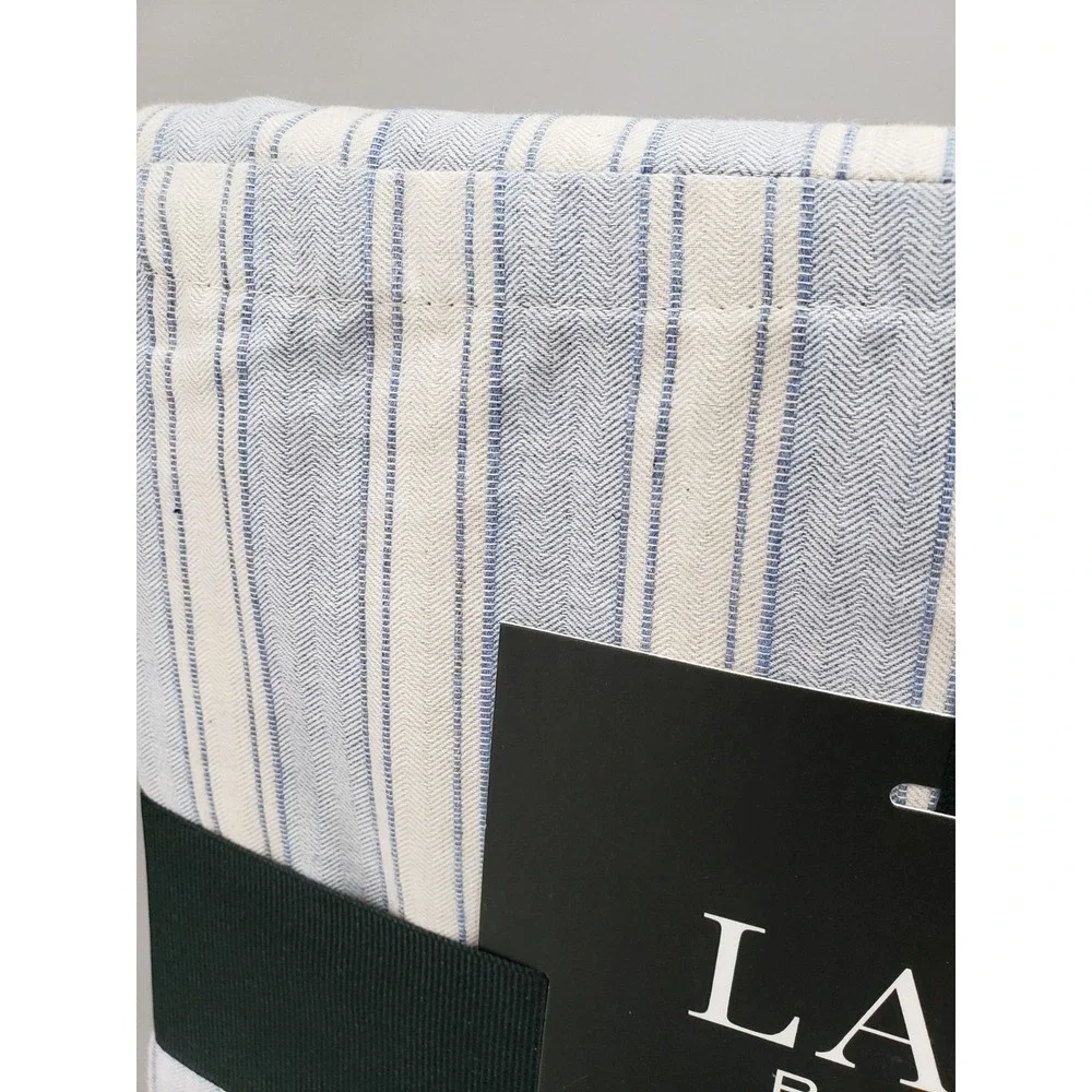 NEW $250 Ralph Lauren Graydon Bold Striped Duvet Cover Twin blue dune